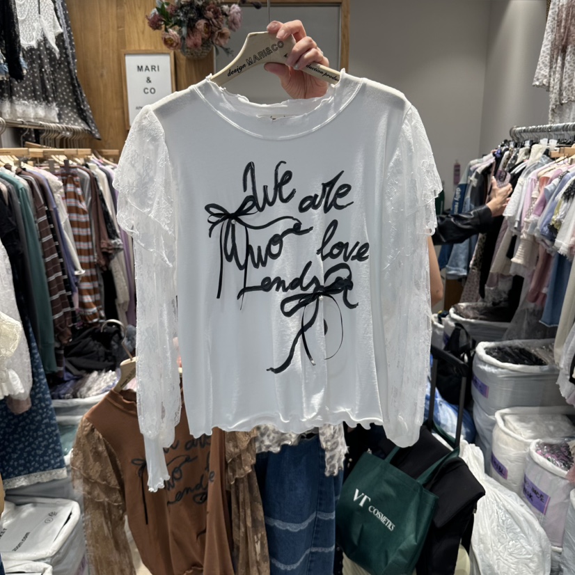 MARI CO韓國直郵女士新品休閑真品推薦人氣熱賣襯衫蕾絲衫MARI CO襯衫/蕾絲衫圖色1