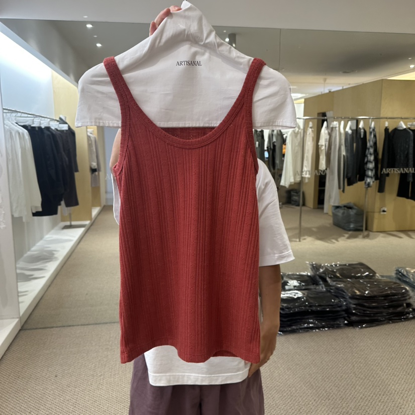 ARTISANAL韓國代購女士新款時尚休閑推薦吊帶背心無袖鏤空ARTISANAL吊帶/背心圖色4