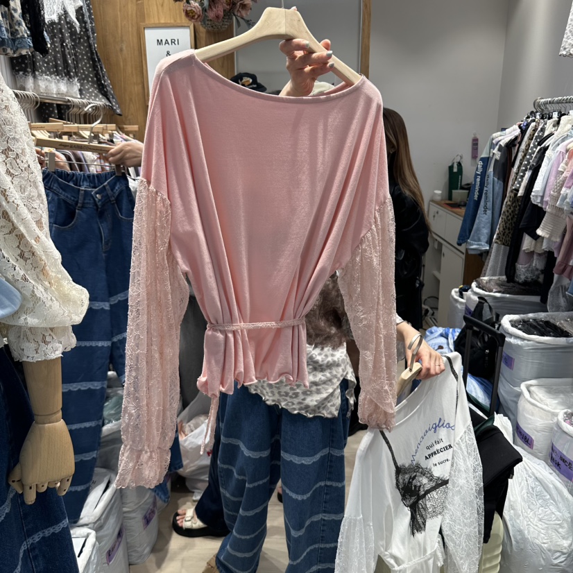 MARI CO東大門代購女士新品人氣休閑時尚推薦熱賣長袖T恤MARI CO長袖T恤