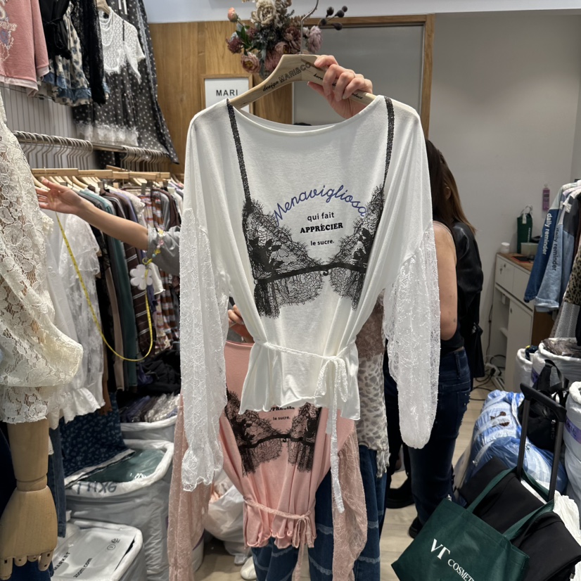 MARI CO東大門代購女士新品人氣休閑時尚推薦熱賣長袖T恤MARI CO長袖T恤圖色1