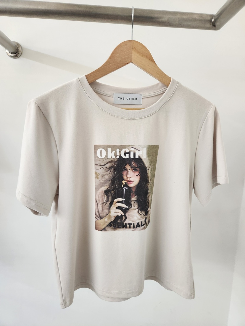 THE OTHER東大門代購女裝新品推薦真品人氣熱賣休閑時尚T恤THE OTHERT恤圖色2