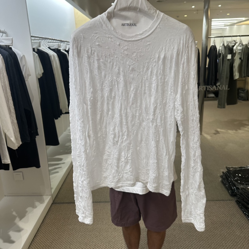ARTISANAL東大門直郵女士新款真品時尚推薦休閑熱賣長袖T恤ARTISANAL長袖T恤圖色1白色