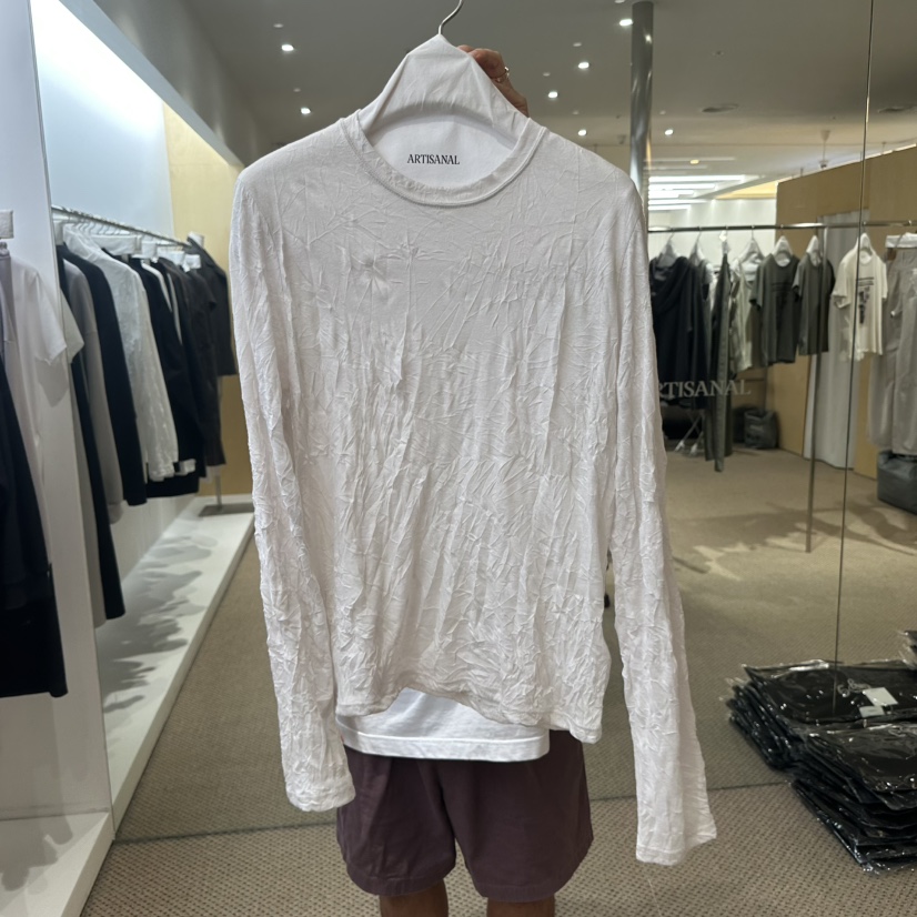 ARTISANAL東大門直郵女士新款真品時尚推薦休閑熱賣長袖T恤ARTISANAL長袖T恤圖色2米色