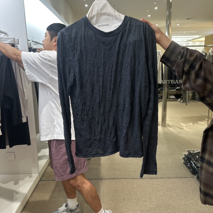 ARTISANAL東大門直郵女士新款真品時尚推薦休閑熱賣長袖T恤ARTISANAL長袖T恤圖色3深藍色