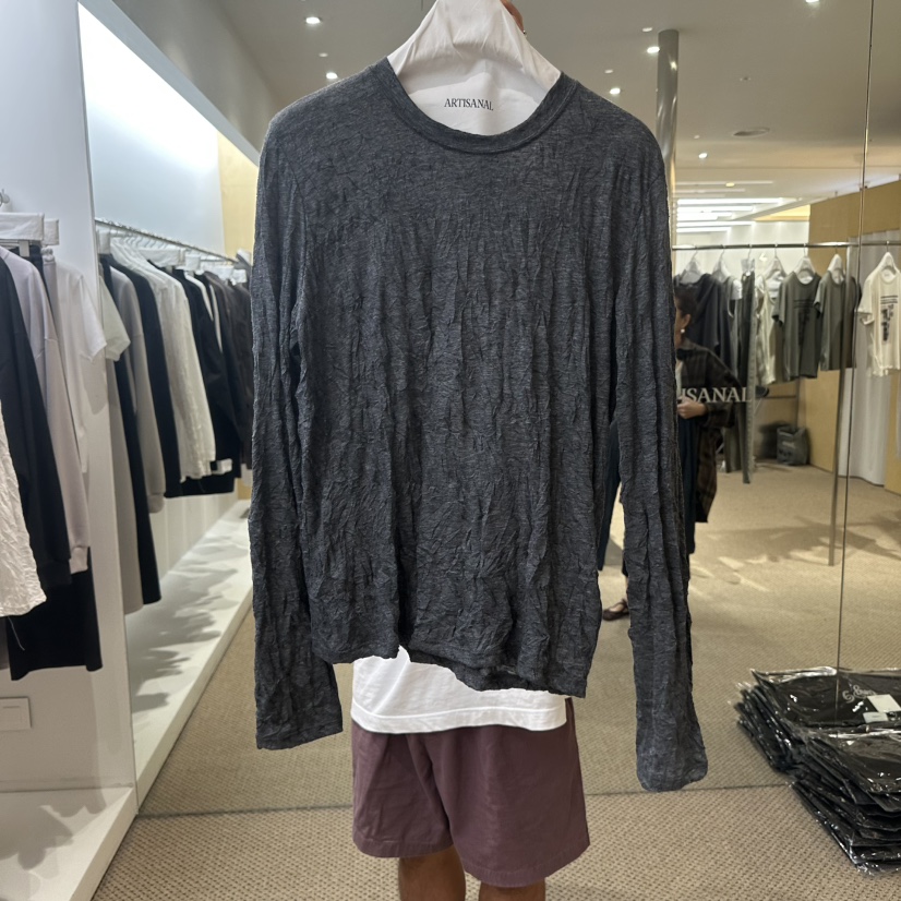ARTISANAL東大門直郵女士新款真品時尚推薦休閑熱賣長袖T恤ARTISANAL長袖T恤圖色4墨色