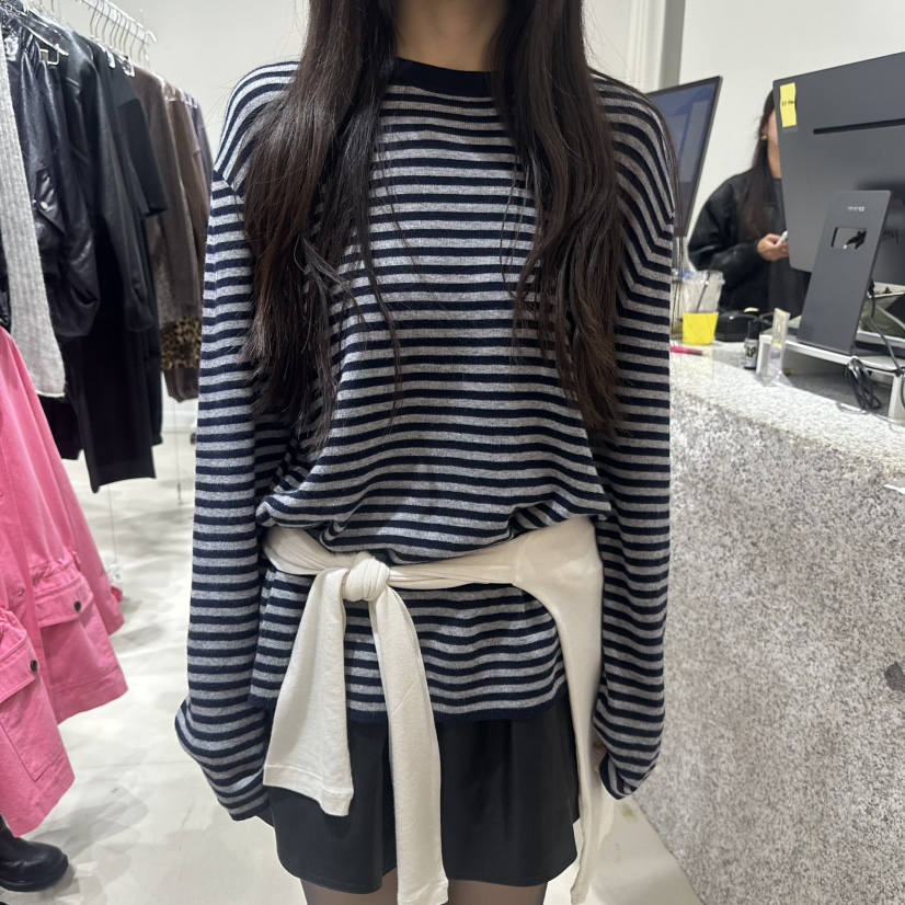 NEROLI 36東大門直郵女裝新品真品熱賣推薦人氣時尚長袖T恤NEROLI 36長袖T恤圖色2深藍色