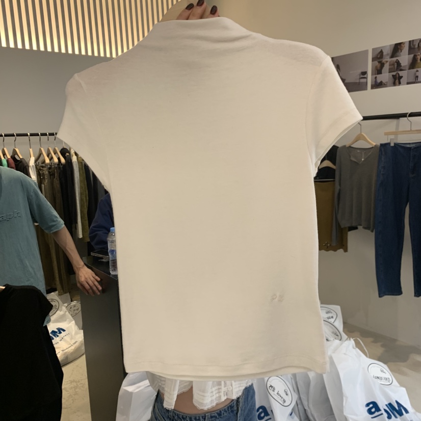 PLATE韓國代購女裝新品人氣熱賣推薦時尚休閑真品T恤ANOTHER PLATE MOOD WEART恤圖色2