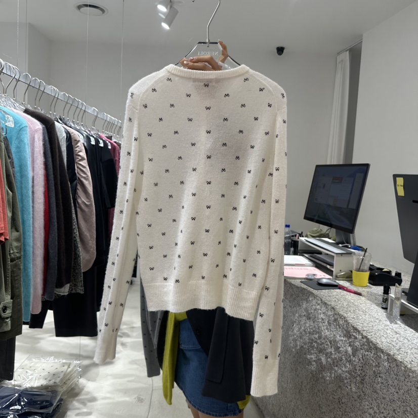 NEROLI 36東大門直郵女裝新品人氣真品推薦休閑針織衫絲帶NEROLI 36針織衫