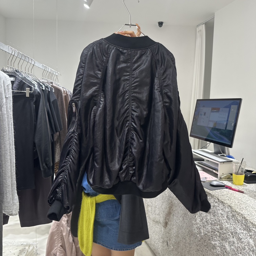 NEROLI 36韓國直郵女裝新款休閑熱賣推薦真品夾克尼龍褶皺NEROLI 36夾克