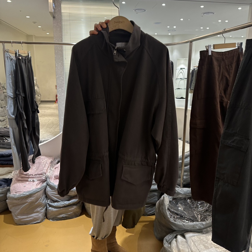 DE VENTI東大門代購女裝新款推薦人氣時尚熱賣真品夾克水洗DE VENTI夾克圖色2墨色