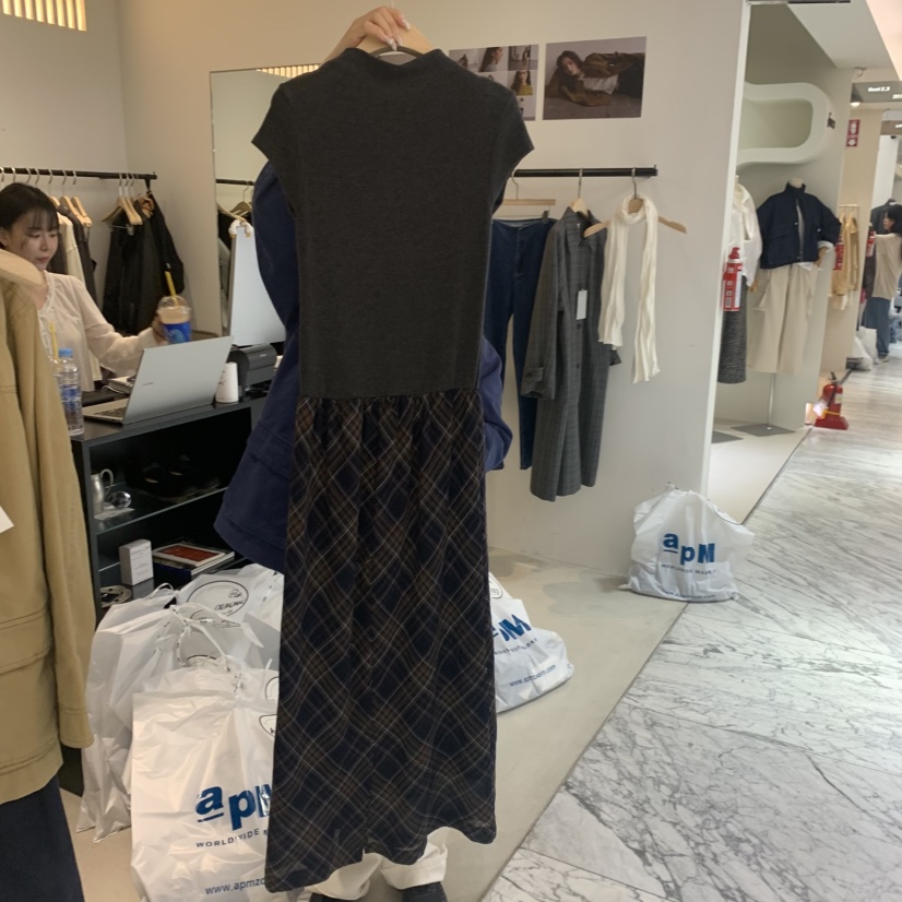 PLATE東大門直郵女士新款人氣真品時尚熱賣休閑推薦連衣裙ANOTHER PLATE MOOD WEAR連衣裙