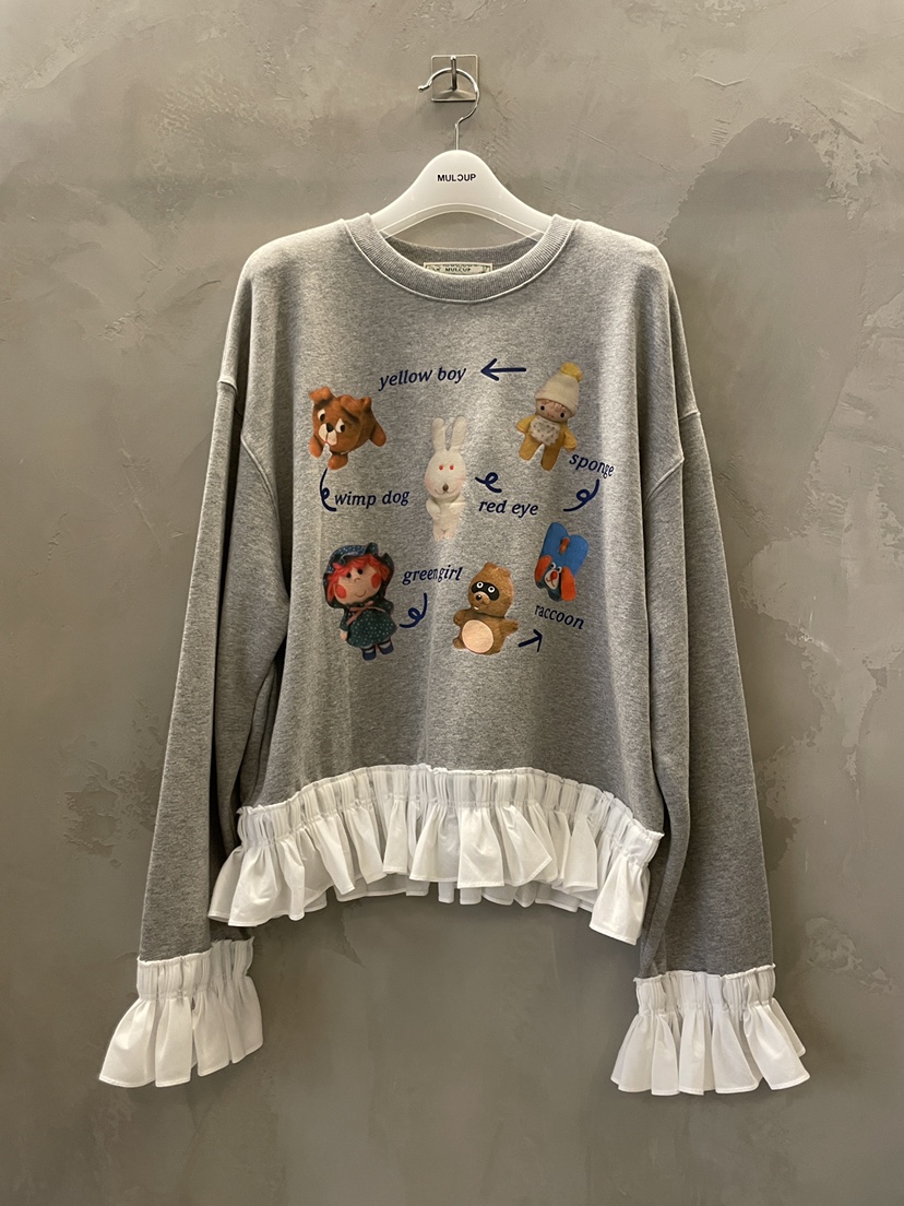 MULCUP東大門實拍女裝新品人氣時尚推薦真品休閑熱賣衛衣MULCUP衛衣圖色1