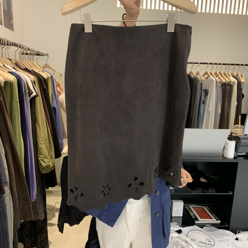 PLATE東大門直郵女士新品真品人氣推薦休閑熱賣半身裙中短裙ANOTHER PLATE MOOD WEAR半身裙/中短裙圖色2墨