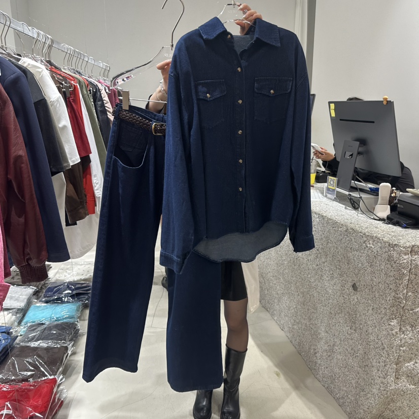 NEROLI 36韓國直郵女裝新款休閑真品人氣牛仔褲不含腰帶NEROLI 36牛仔褲