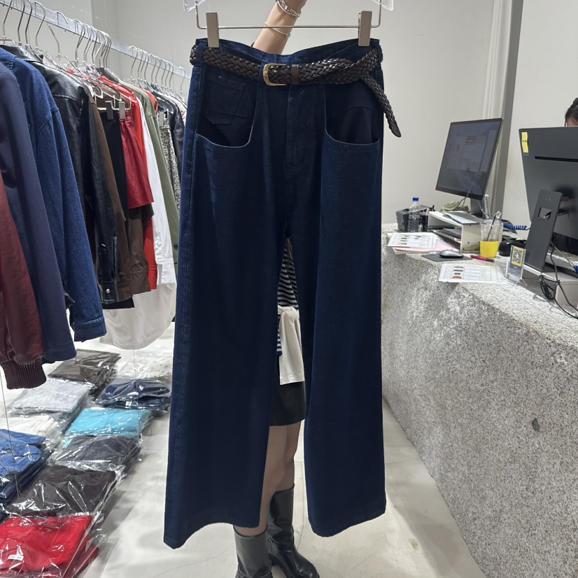 NEROLI 36韓國直郵女裝新款休閑真品人氣牛仔褲不含腰帶NEROLI 36牛仔褲圖色1