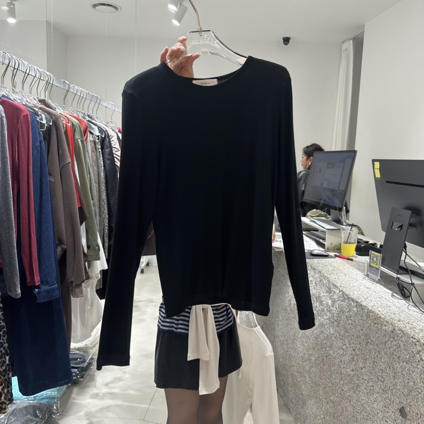NEROLI 36韓國直郵女士新款真品熱賣時尚休閑人氣長袖T恤NEROLI 36長袖T恤圖色3