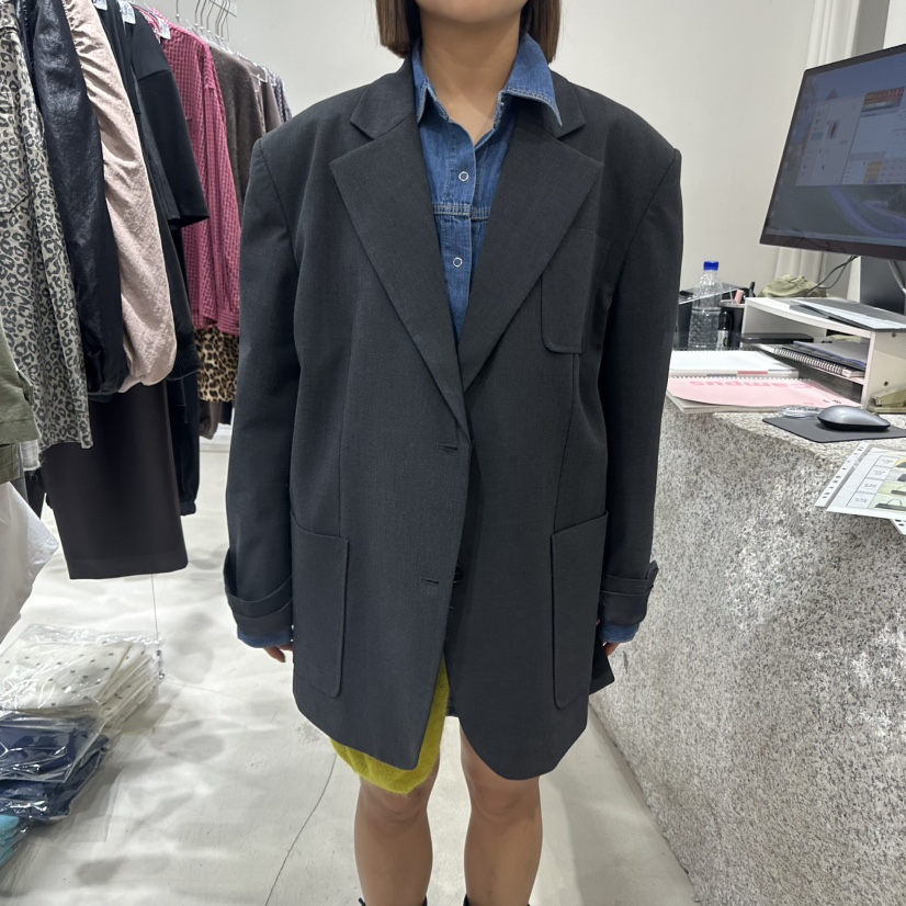 NEROLI 36東大門實拍女士新款熱賣時尚人氣真品推薦夾克NEROLI 36夾克圖色2墨色