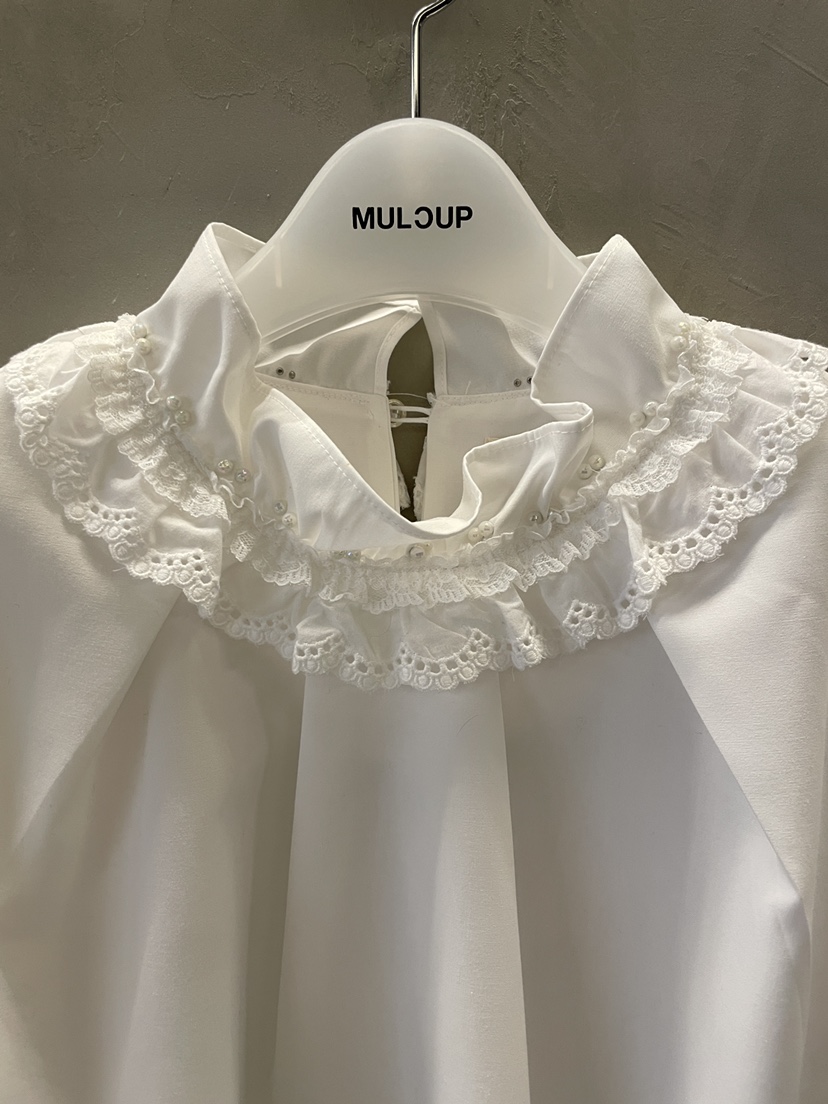 MULCUP韓國直郵女裝新款推薦人氣真品熱賣休閑襯衫蕾絲衫MULCUP襯衫/蕾絲衫