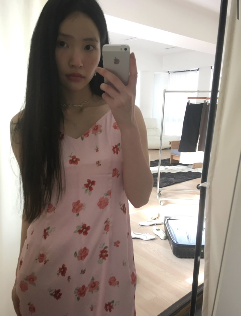 PLATFORM-L東大門代購女裝新款熱賣推薦時尚連衣裙復古緞面PLATFORM-L連衣裙