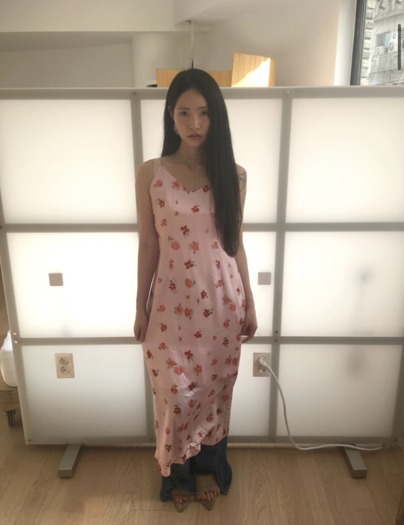 PLATFORM-L東大門代購女裝新款熱賣推薦時尚連衣裙復古緞面PLATFORM-L連衣裙