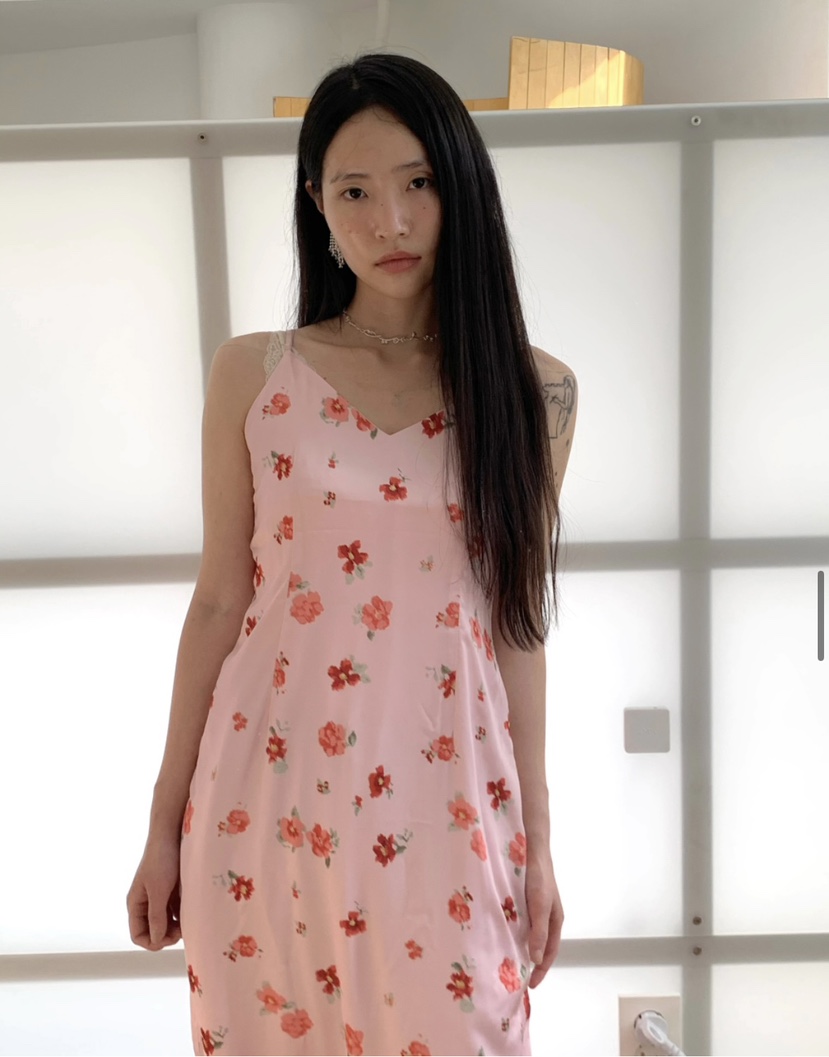 PLATFORM-L東大門代購女裝新款熱賣推薦時尚連衣裙復古緞面PLATFORM-L連衣裙