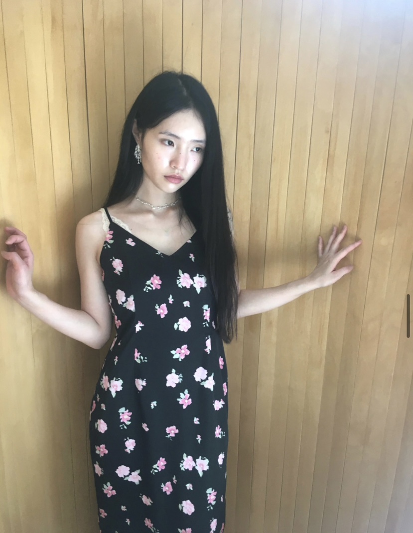 PLATFORM-L東大門代購女裝新款熱賣推薦時尚連衣裙復古緞面PLATFORM-L連衣裙
