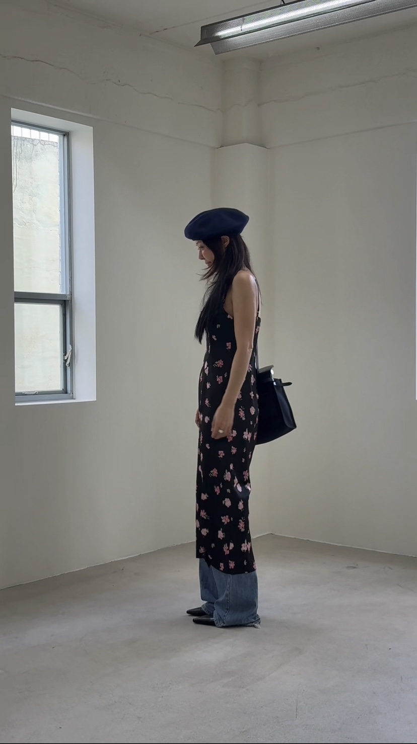 PLATFORM-L東大門代購女裝新款熱賣推薦時尚連衣裙復古緞面PLATFORM-L連衣裙
