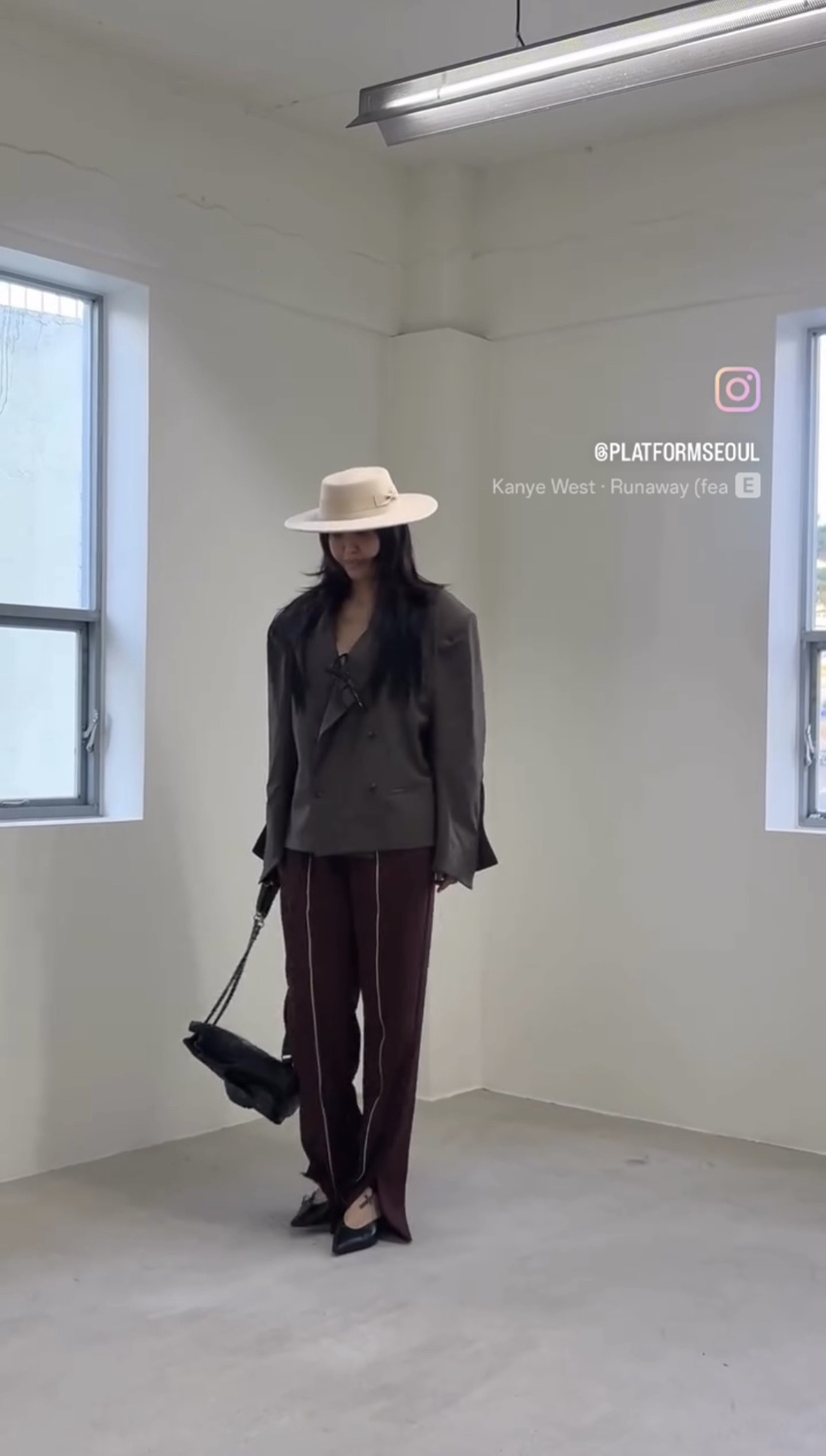 PLATFORM-L韓國代購女裝新品真品休閑熱賣時尚休閑褲運動PLATFORM-L休閑褲