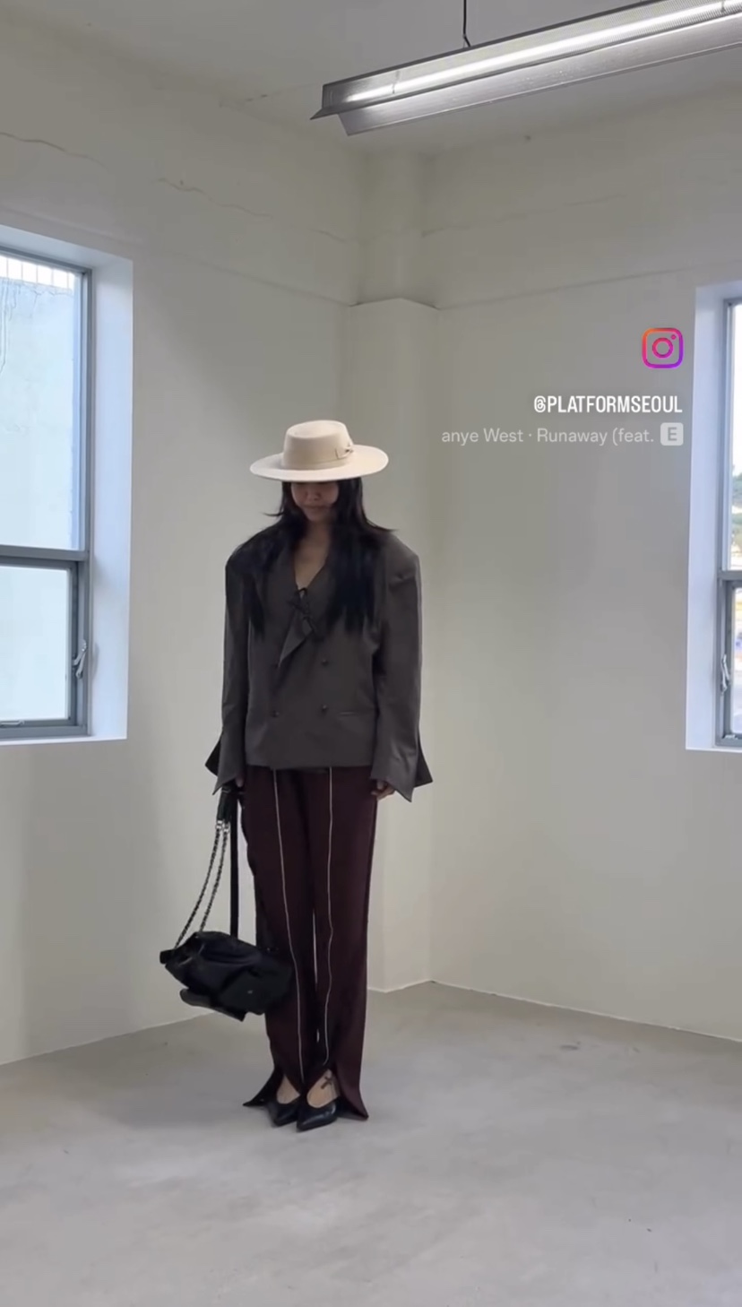 PLATFORM-L韓國代購女裝新品真品休閑熱賣時尚休閑褲運動PLATFORM-L休閑褲