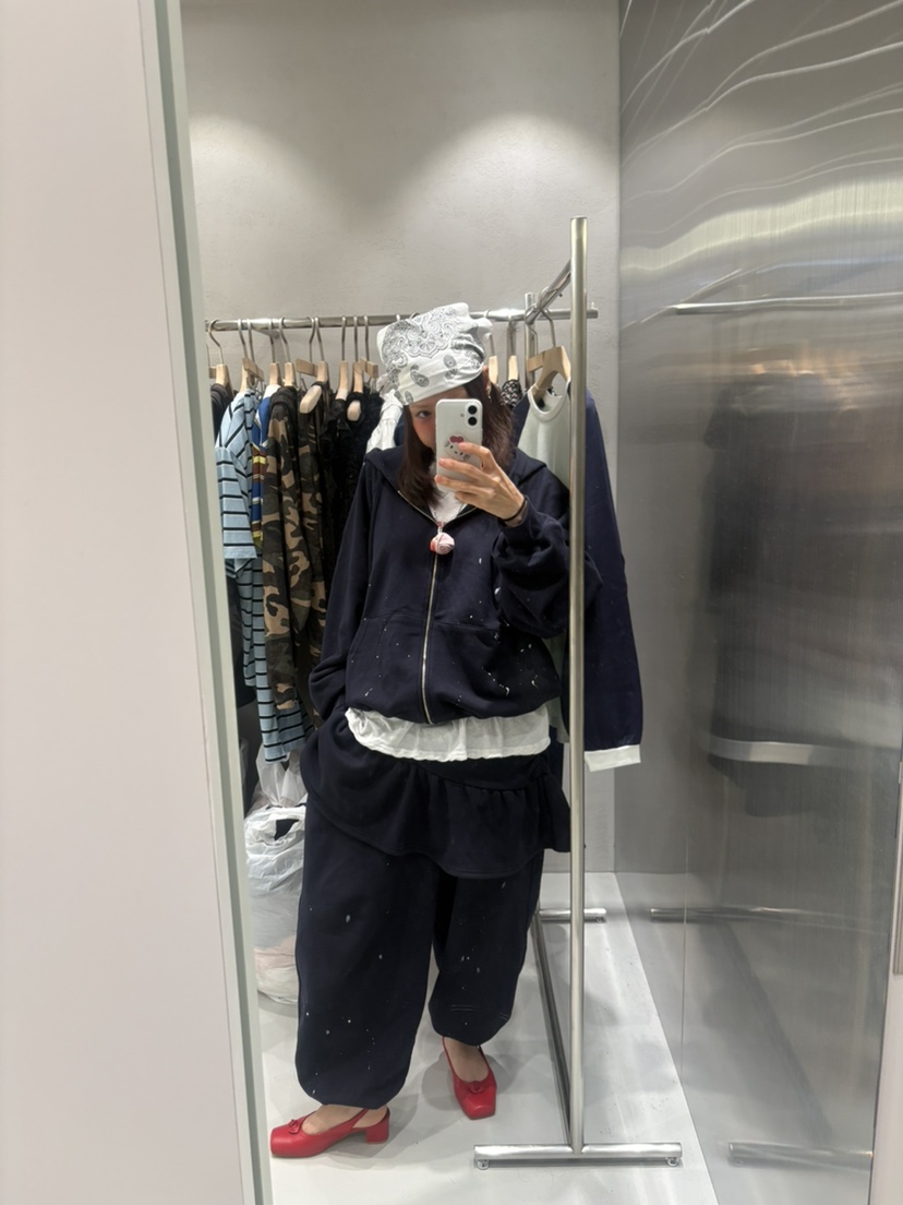 PLATFORM-L韓國直郵女士新款休閑推薦時尚半身裙中短裙褶皺PLATFORM-L半身裙/中短裙