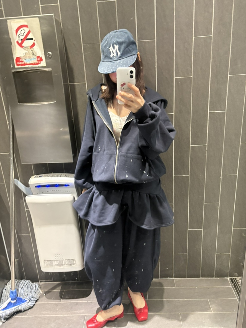 PLATFORM-L韓國直郵女士新款休閑推薦時尚半身裙中短裙褶皺PLATFORM-L半身裙/中短裙