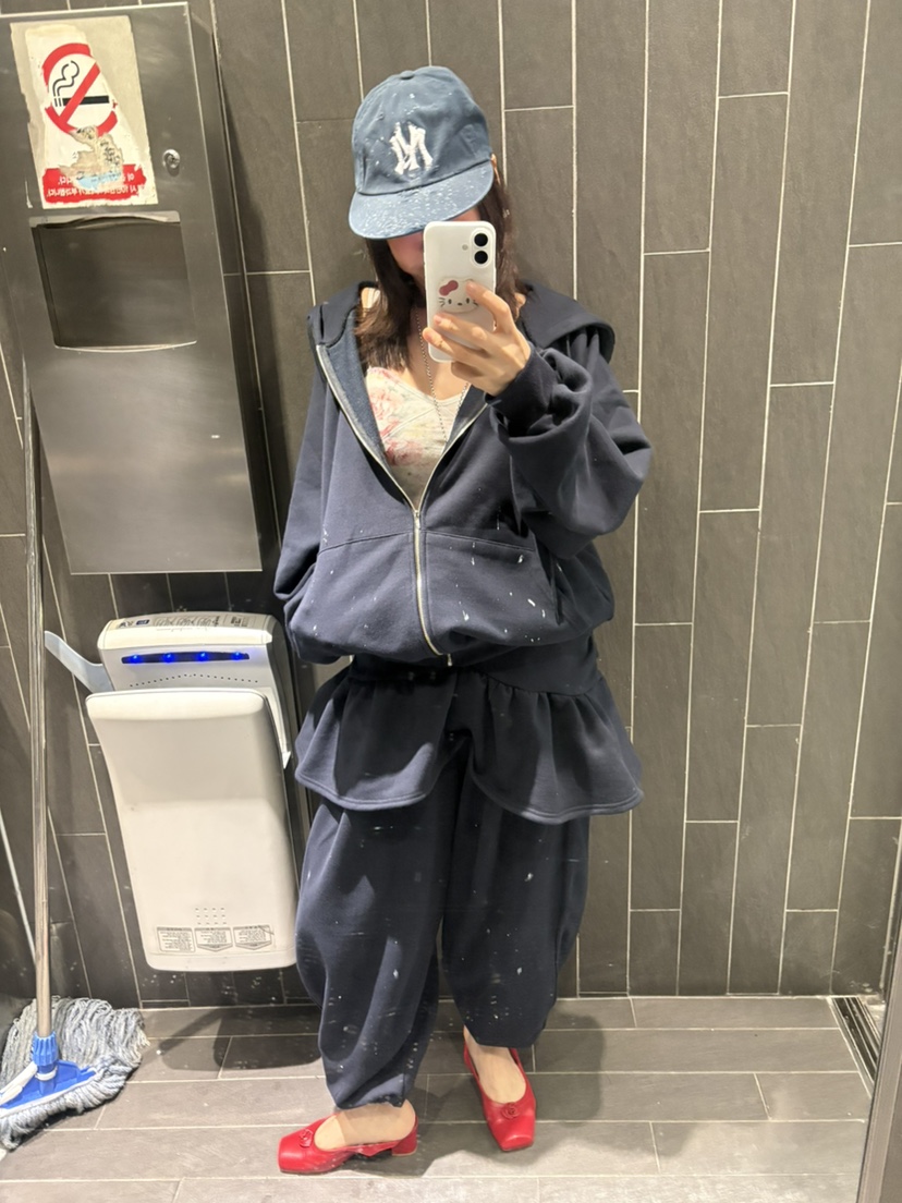 PLATFORM-L韓國直郵女士新款休閑推薦時尚半身裙中短裙褶皺PLATFORM-L半身裙/中短裙