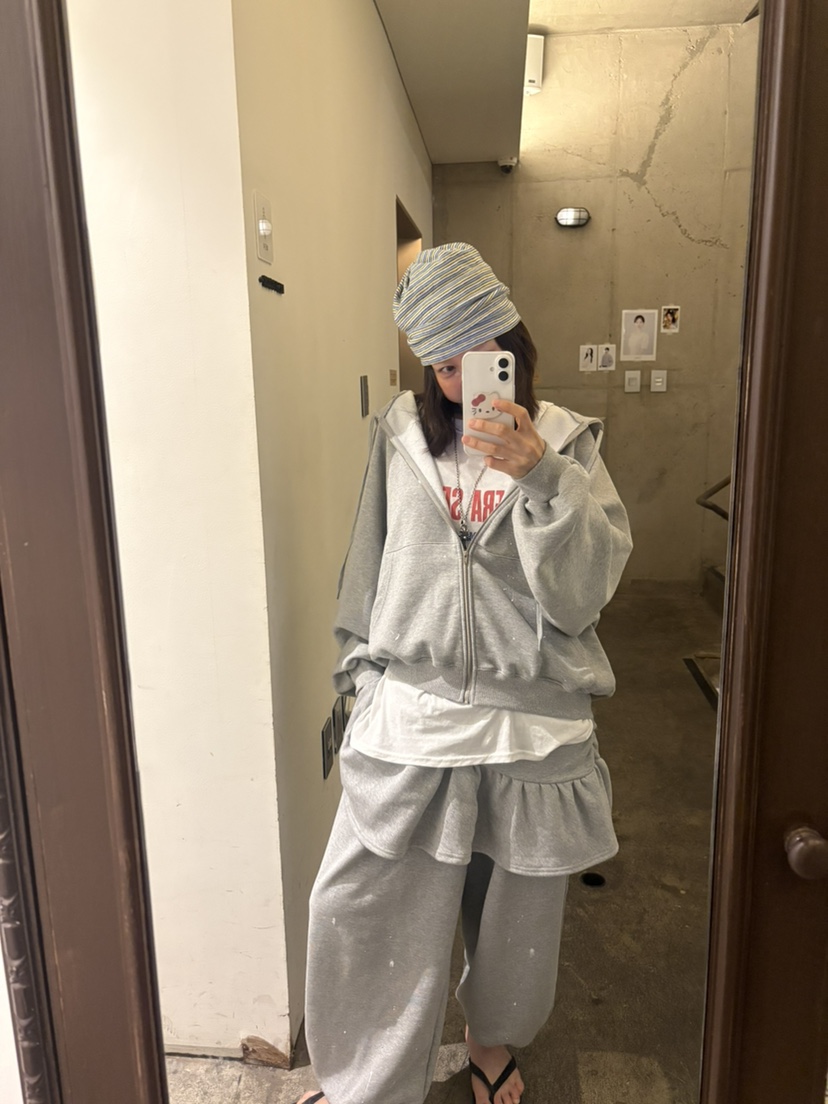 PLATFORM-L韓國直郵女士新款休閑推薦時尚半身裙中短裙褶皺PLATFORM-L半身裙/中短裙