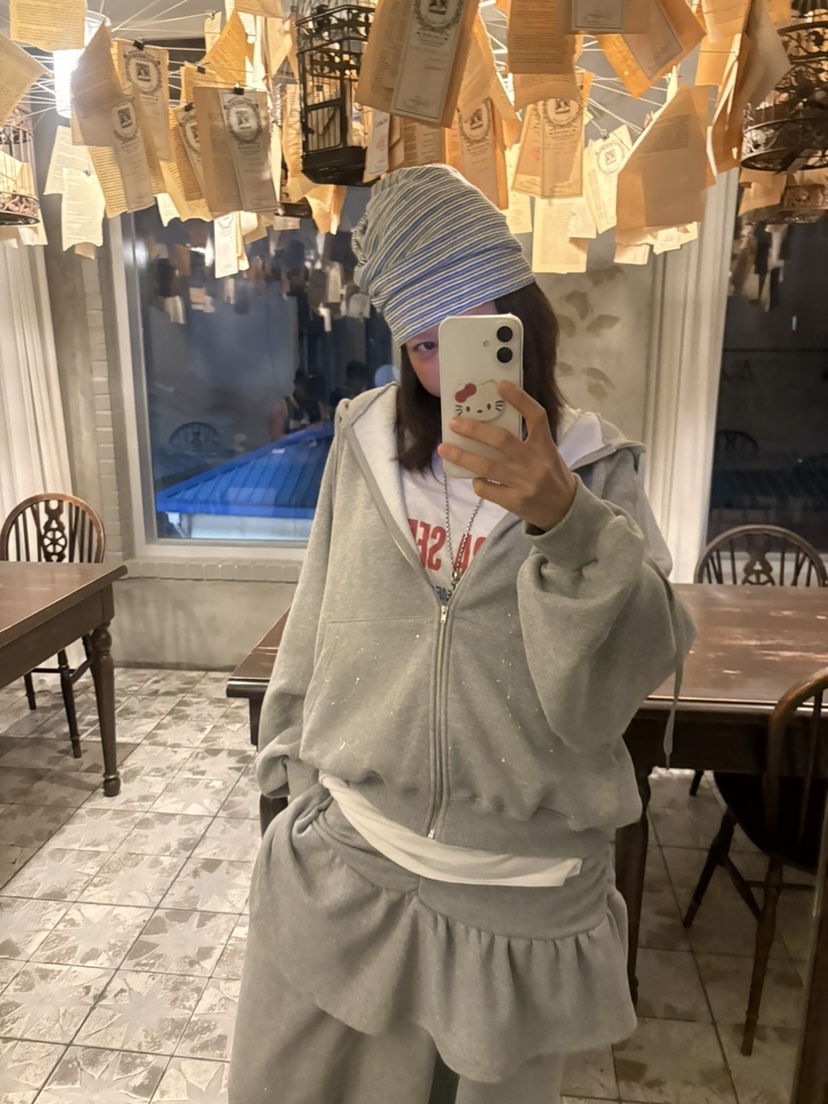 PLATFORM-L韓國直郵女士新款休閑推薦時尚半身裙中短裙褶皺PLATFORM-L半身裙/中短裙