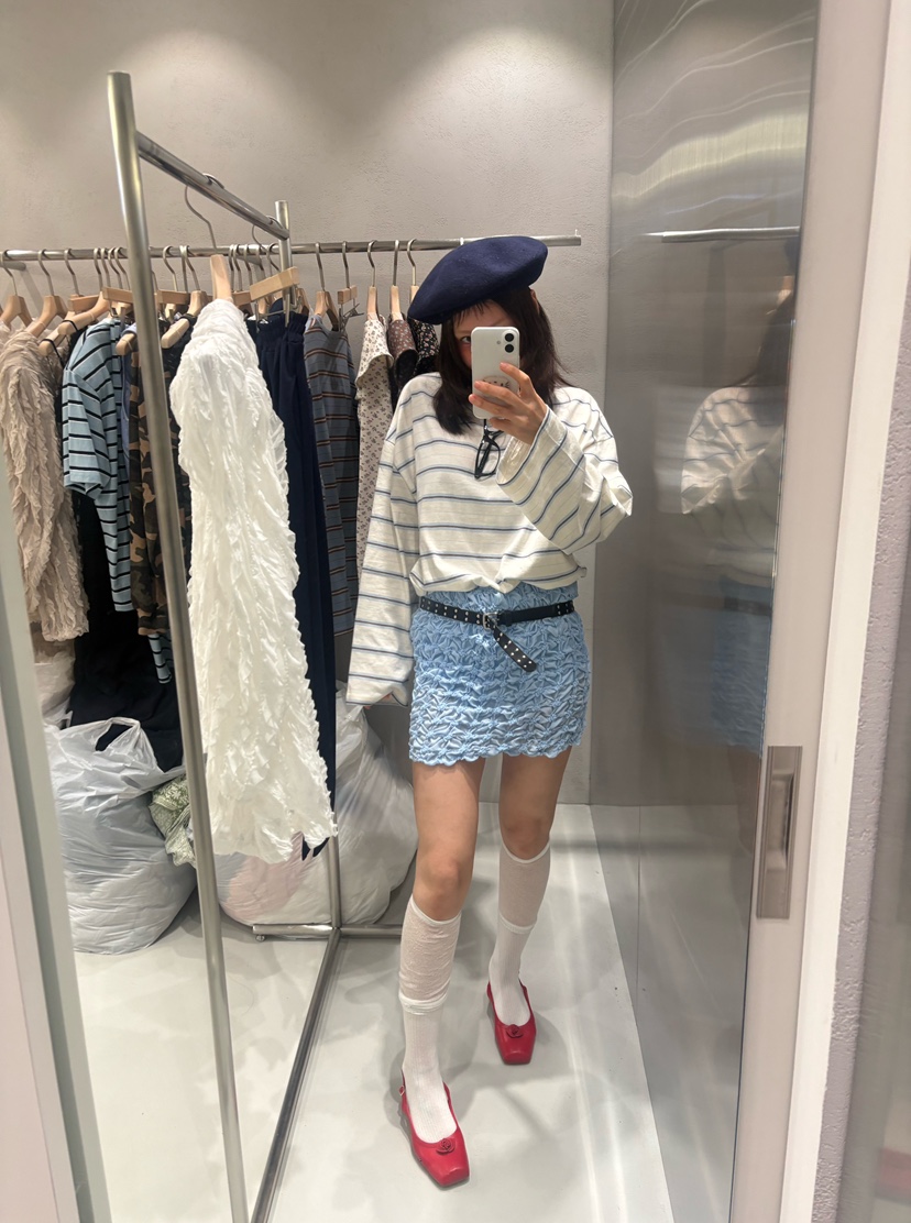 PLATFORM-L韓國直郵女裝新款人氣休閑熱賣真品推薦時尚短裙PLATFORM-L短裙