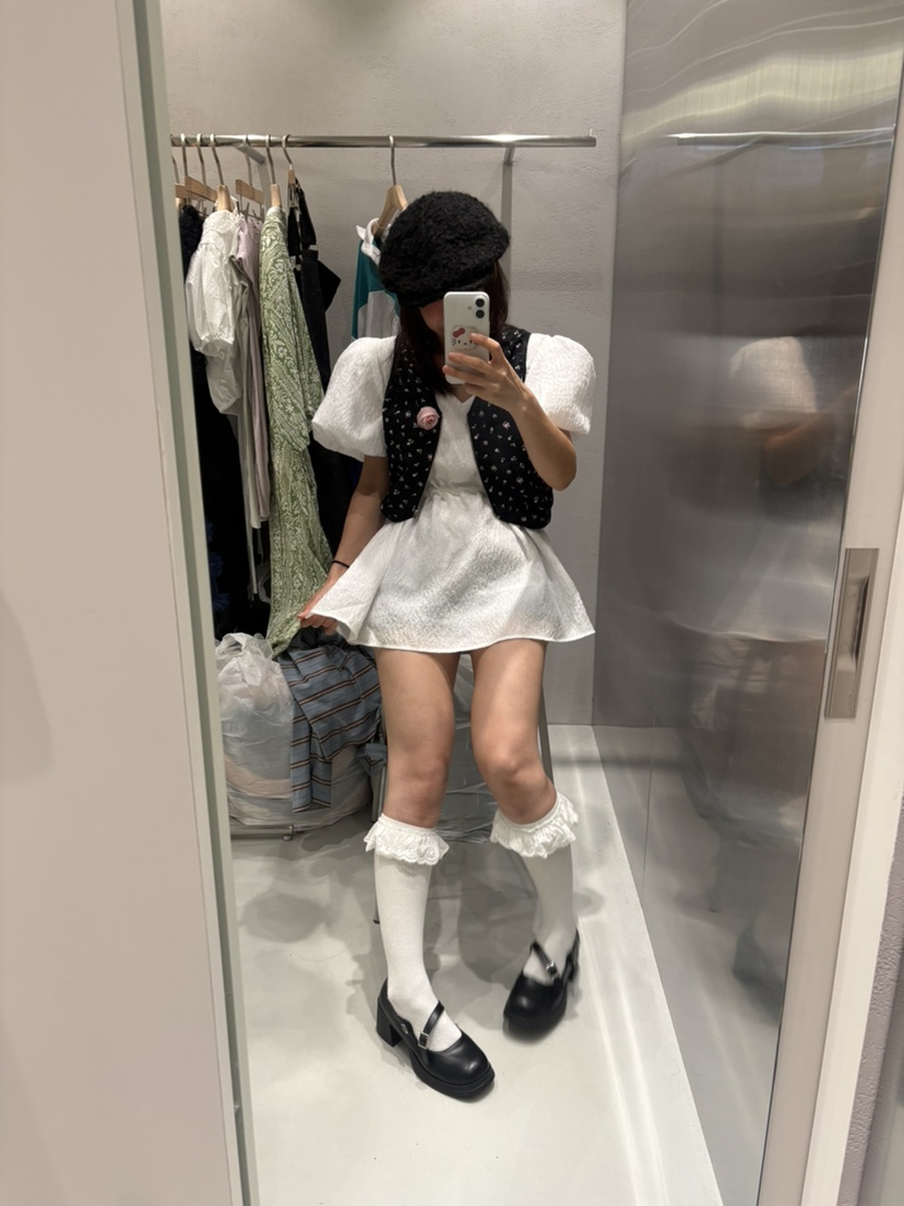 PLATFORM-L東大門實拍女裝新款時尚推薦真品熱賣馬甲花朵PLATFORM-L馬甲