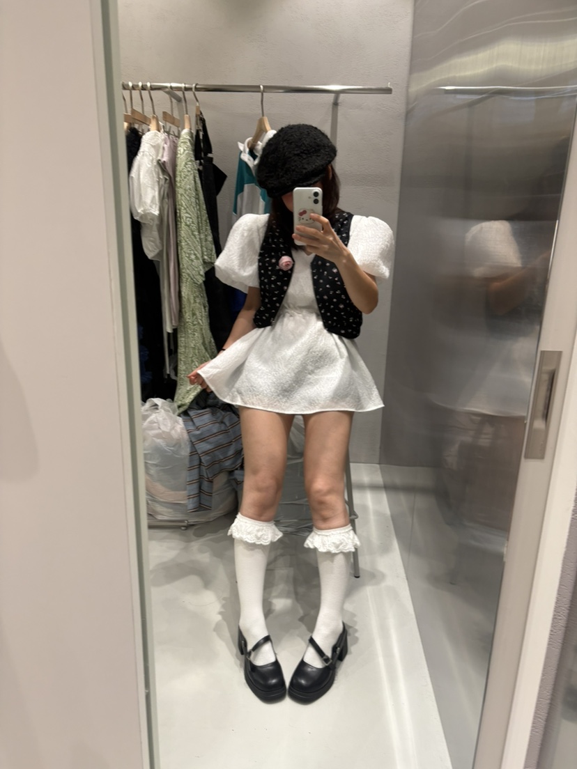 PLATFORM-L東大門實拍女裝新款時尚推薦真品熱賣馬甲花朵PLATFORM-L馬甲