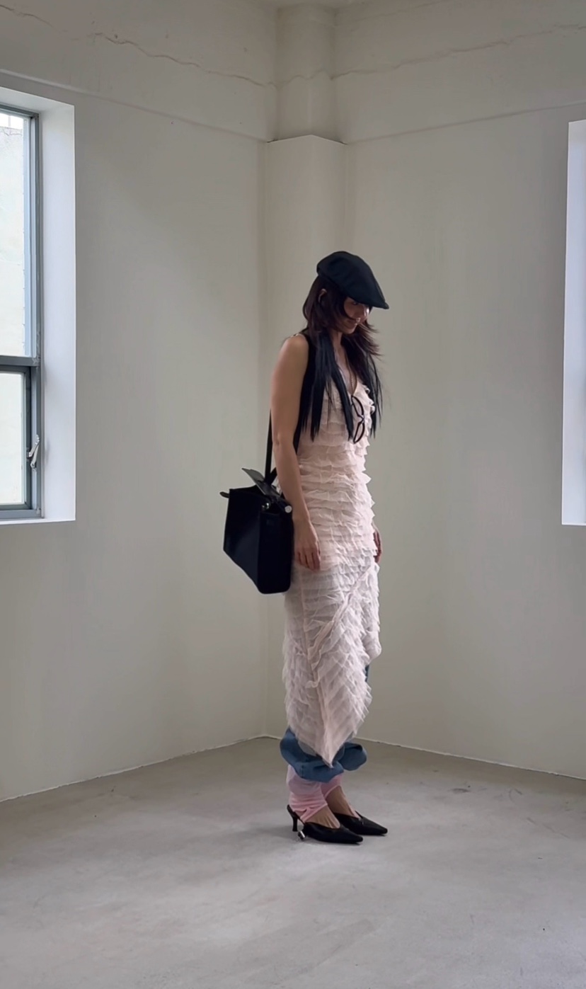PLATFORM-L韓國代購女士新款真品推薦人氣熱賣連衣裙不對稱PLATFORM-L連衣裙