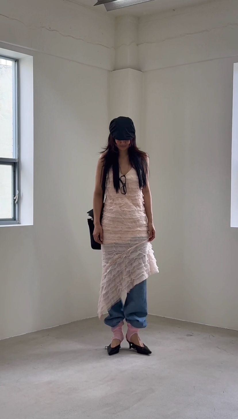 PLATFORM-L韓國代購女士新款真品推薦人氣熱賣連衣裙不對稱PLATFORM-L連衣裙圖色1