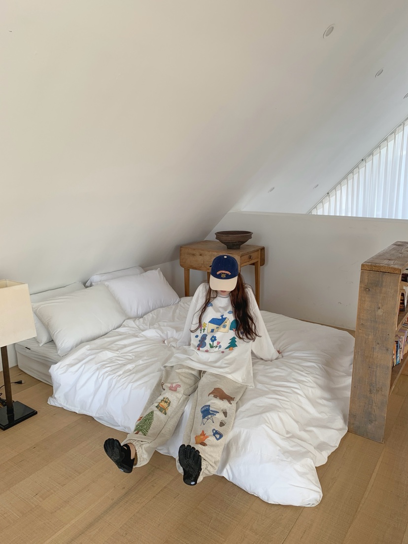 TOLL韓國直郵女士新款時尚人氣休閑熱賣推薦真品長袖T恤TOLL長袖T恤