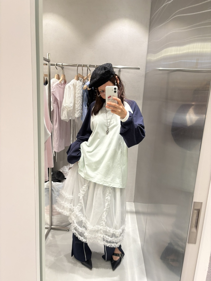 PLATFORM-L韓國代購女士新品時尚人氣真品長袖T恤撞色寬松PLATFORM-L長袖T恤