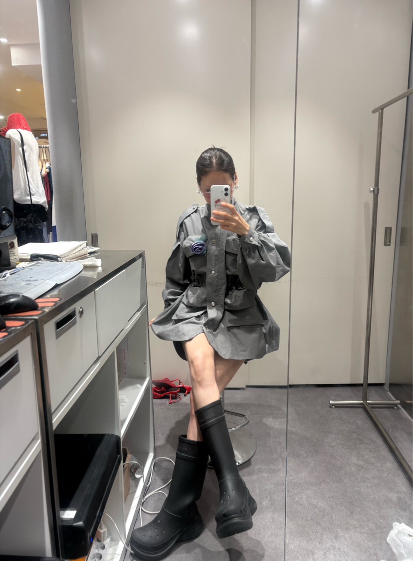 PLATFORM-L韓國代購女士新品熱賣推薦真品時尚人氣夾克口袋PLATFORM-L夾克
