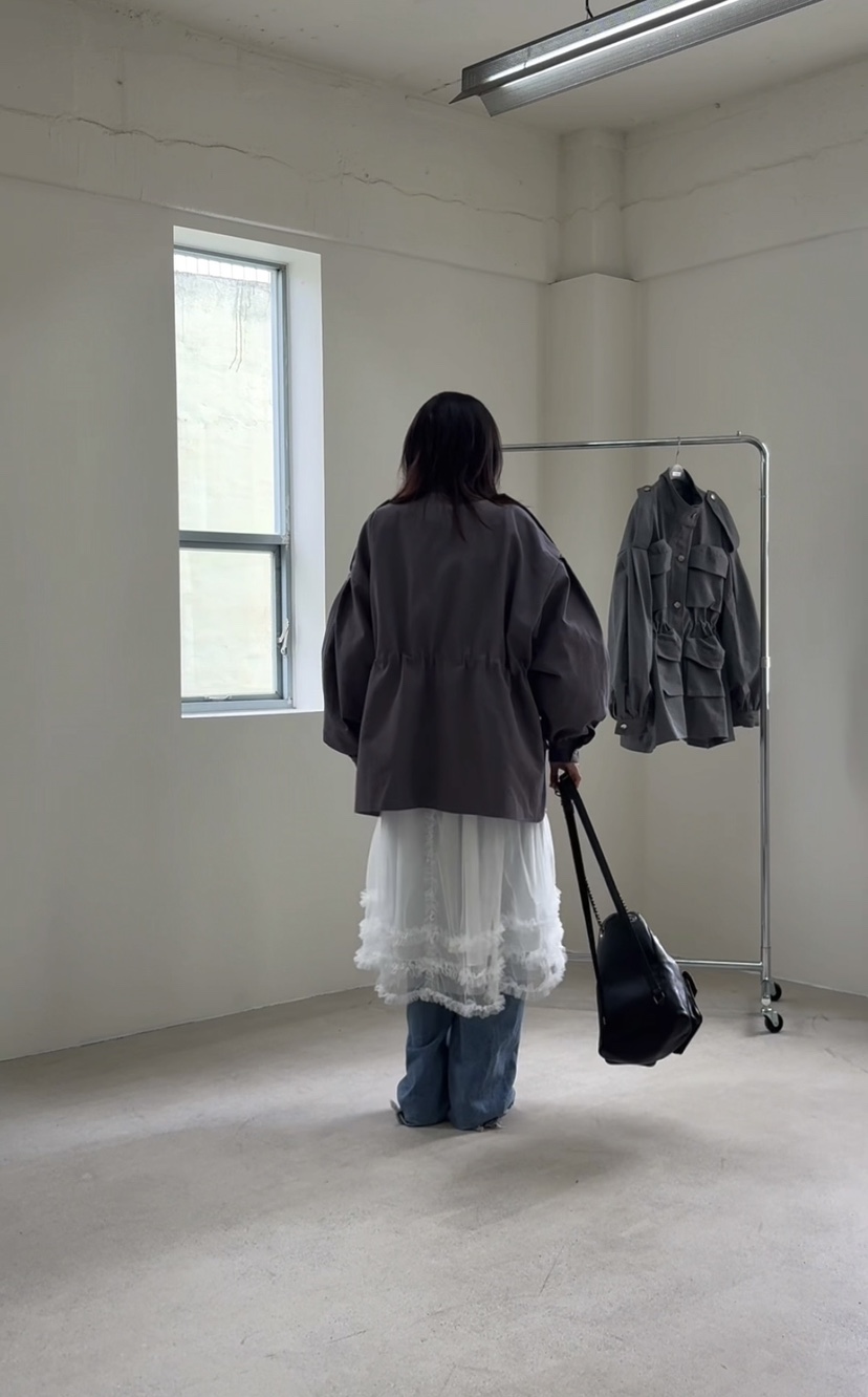 PLATFORM-L韓國代購女士新品熱賣推薦真品時尚人氣夾克口袋PLATFORM-L夾克