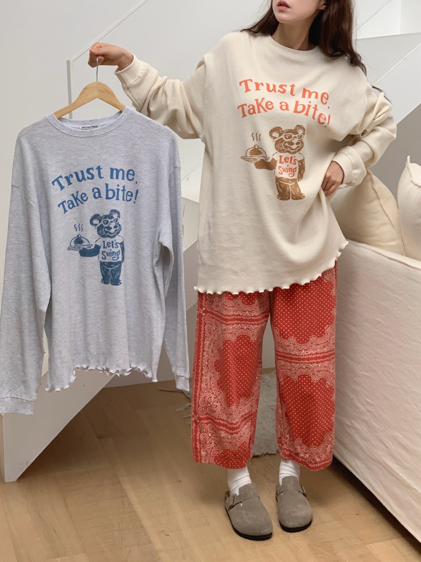 TOLL東大門實拍女裝新品時尚推薦休閑真品人氣熱賣長袖T恤TOLL長袖T恤