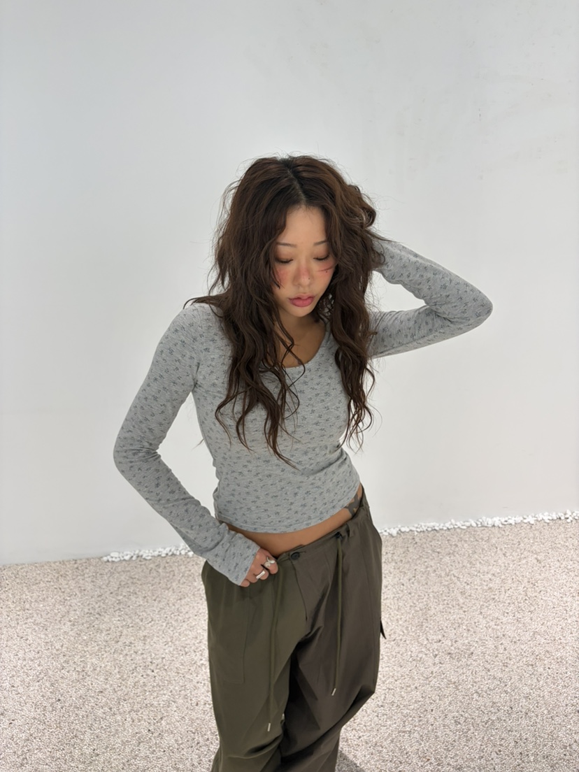 TIPSY東大門直郵女士新品人氣休閑推薦熱賣真品時尚長袖T恤TIPSY長袖T恤圖色1