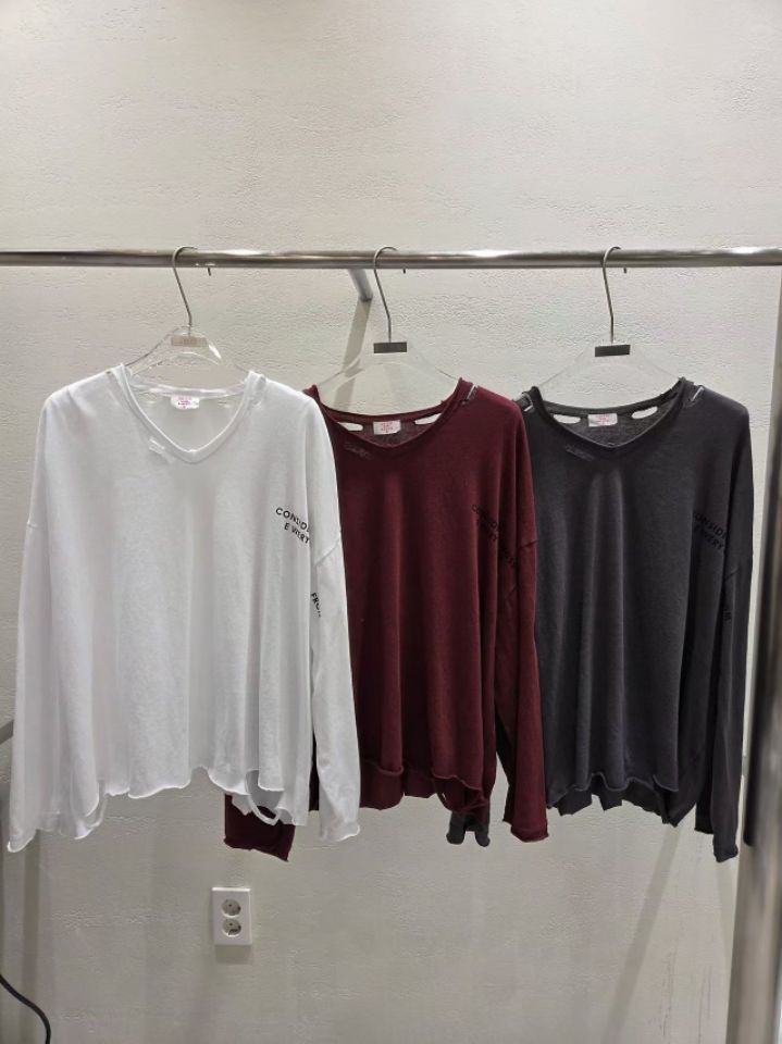 ZACCU東大門實拍女裝新品休閑推薦熱賣人氣真品時尚長袖T恤ZACCU長袖T恤
