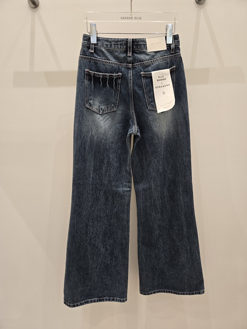 BLUE BANANA東大門代購女裝新品人氣牛仔褲不含配飾皮革BLUE BANANA牛仔褲