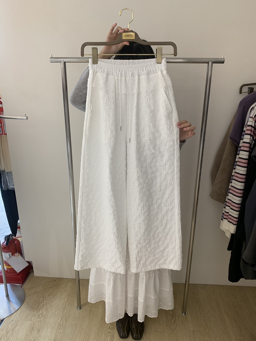 EMPTY東大門代購女士新品人氣推薦熱賣時尚真品休閑褲褶皺EMPTY休閑褲圖色1
