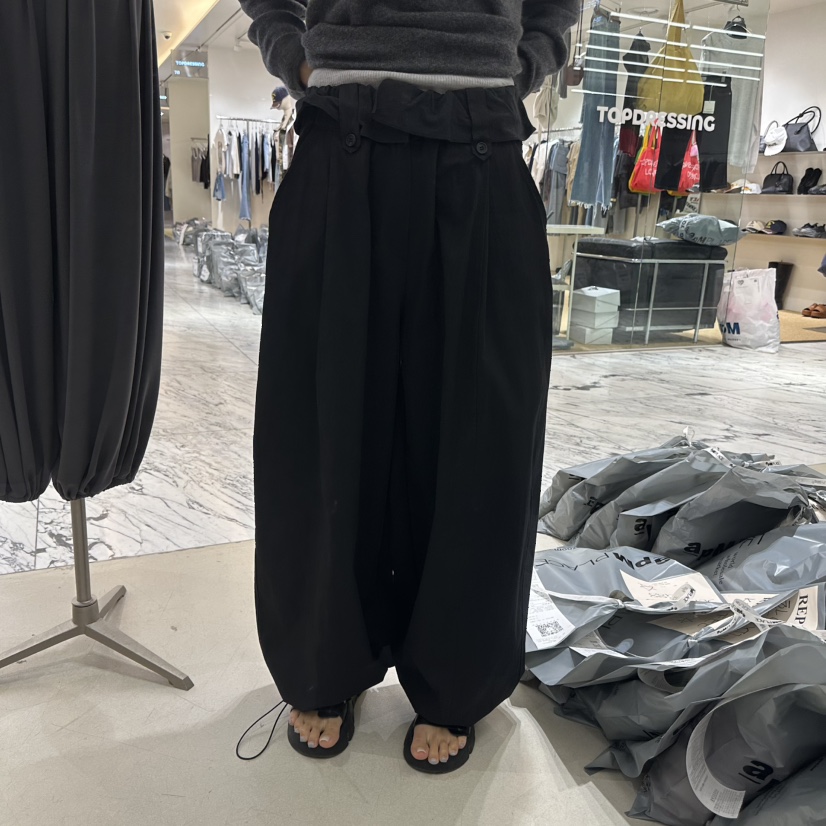 REPELLER東大門代購女士新款推薦熱賣休閑真品休閑褲荷葉邊REPELLER休閑褲圖色2