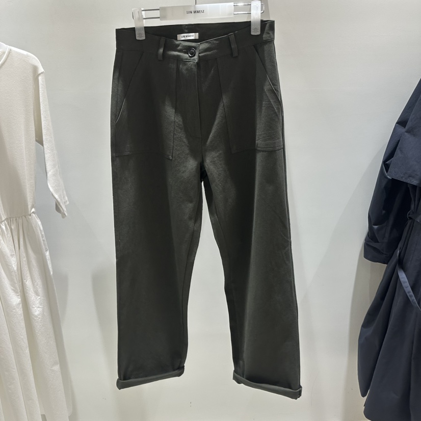 LOW MOMENT東大門代購女士新品推薦時尚休閑人氣休閑褲棉LOW MOMENT休閑褲圖色2